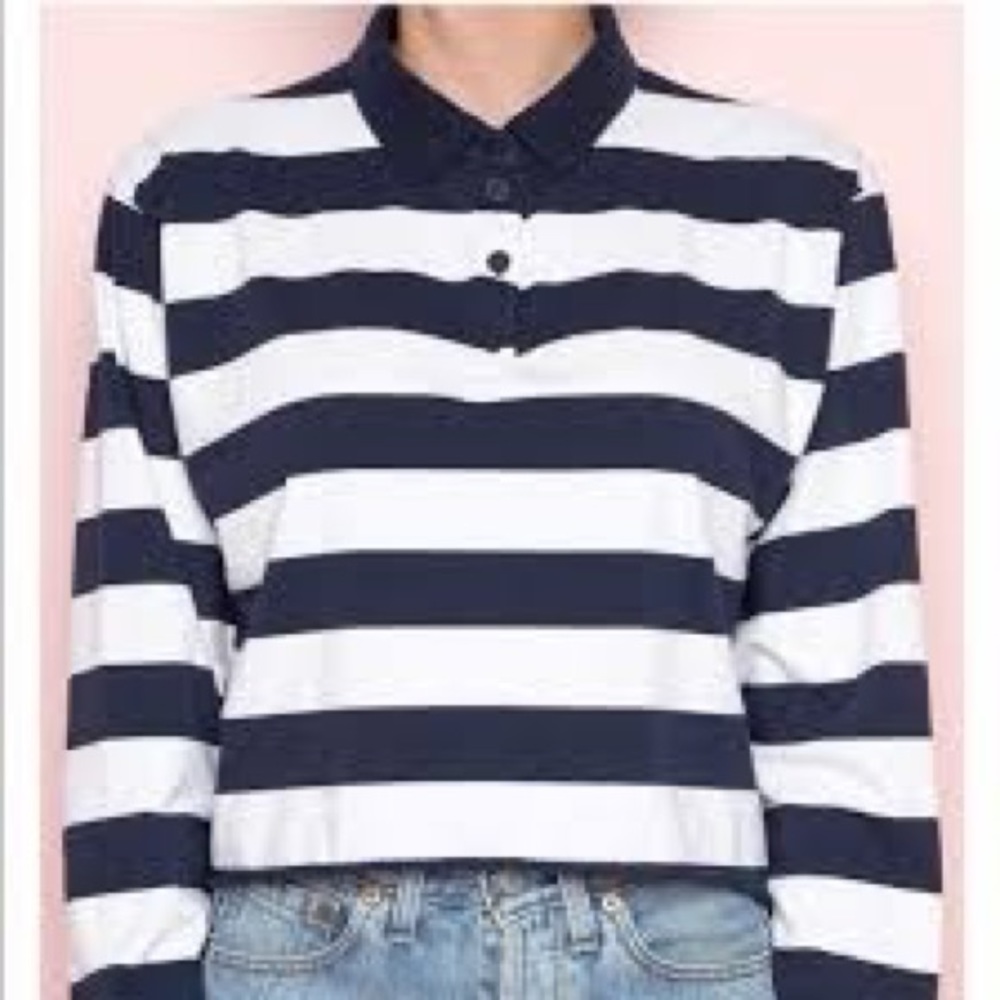 brandy melville crop top polo